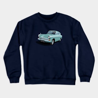 Ford Anglia in seafoam blue Crewneck Sweatshirt